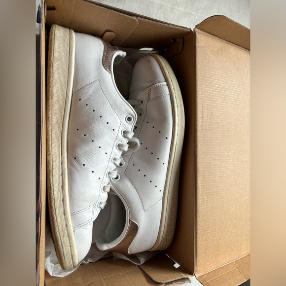 Rose Gold Adidas Stan Smiths - Picture 2 of 4